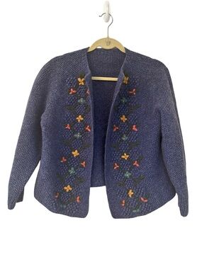 Coastal Grandma hand made Cardigan